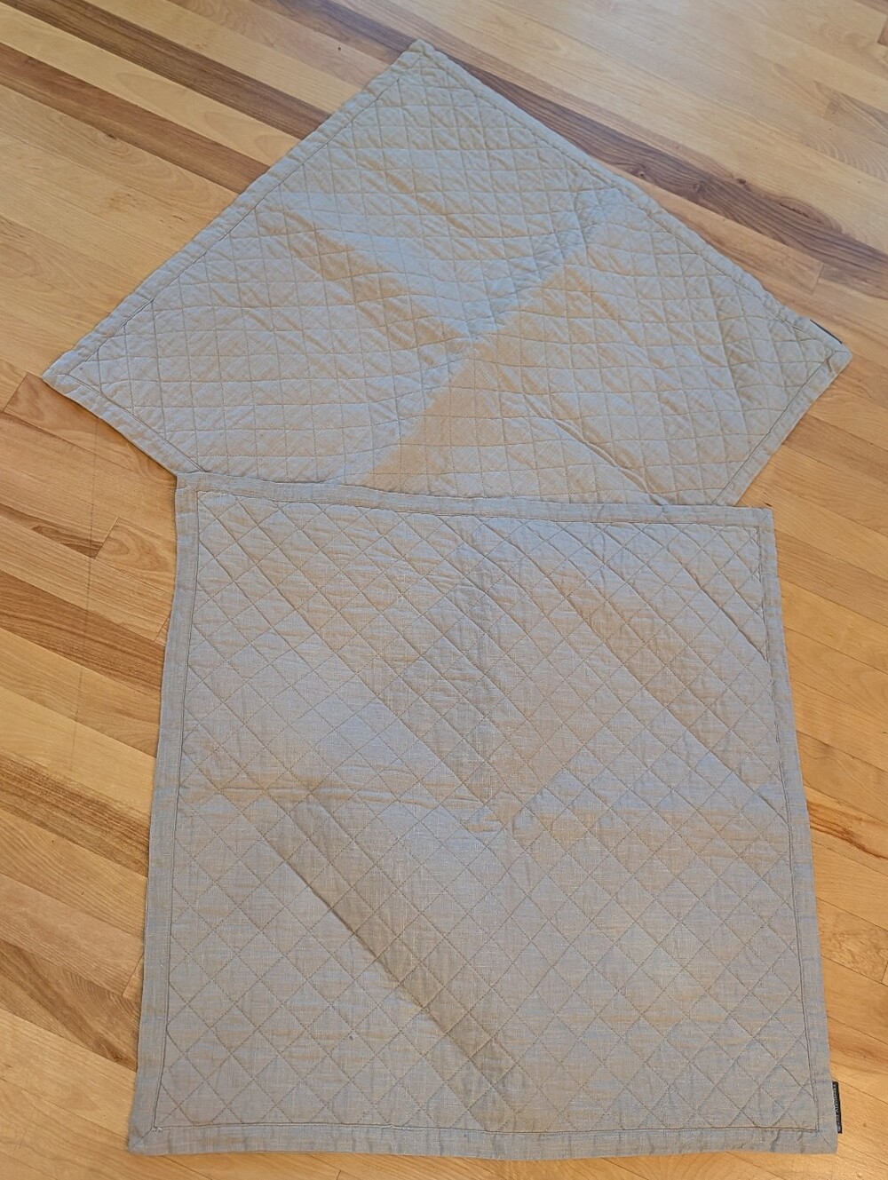LILI ALESSANDRA emily quilted linen euro sham pair